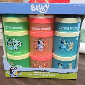 Whiskware Bluey Themed Pack of 3 Snack Stacks